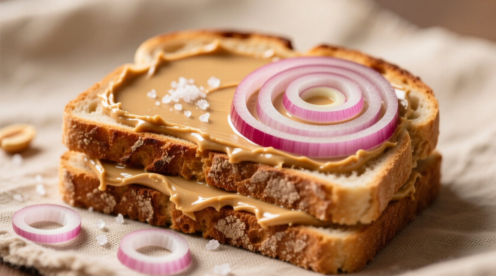 peanut butter and onion sandwich