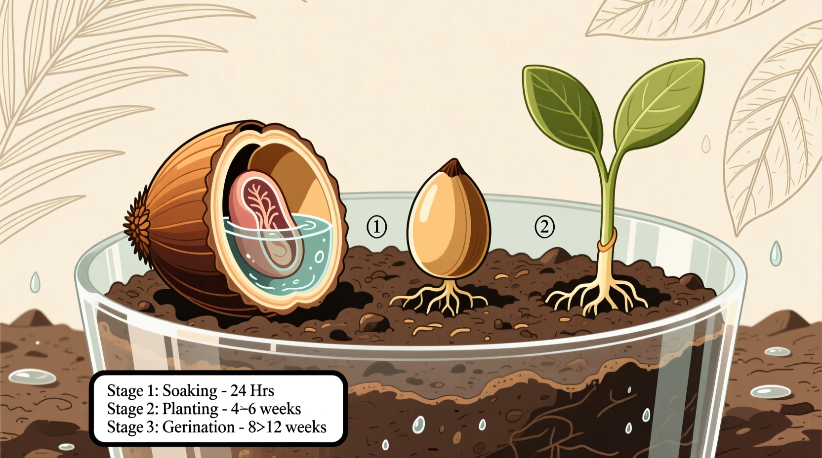 how to grow sago palm seeds