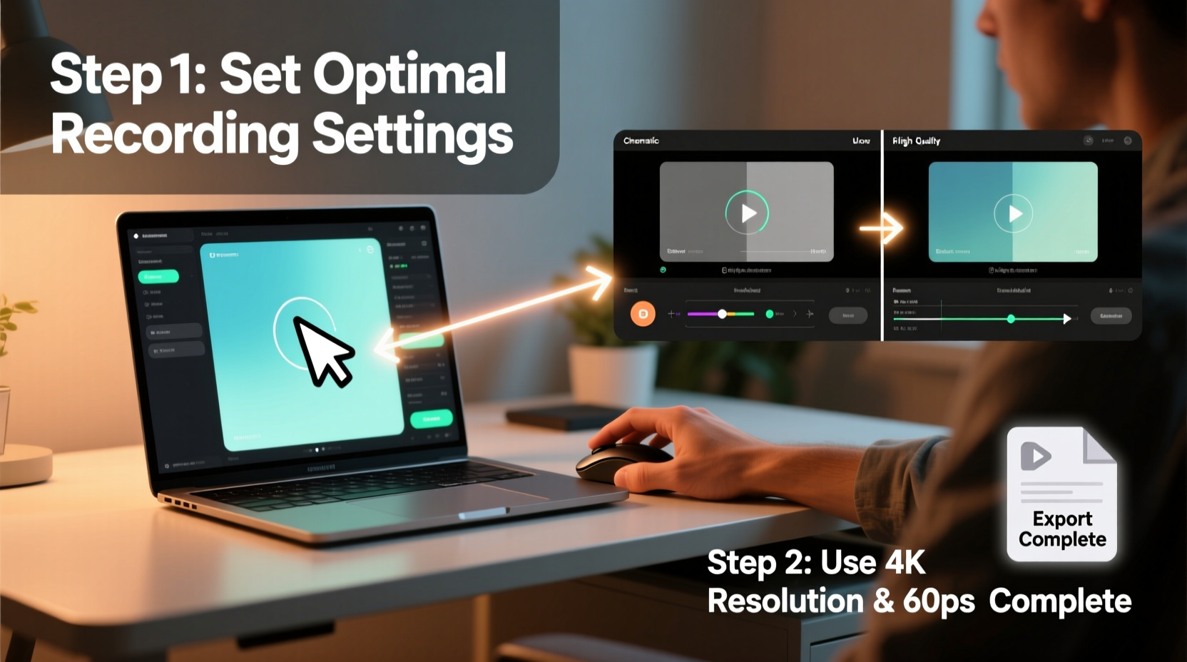 step by step guide to creating high quality videos from your screen recordings