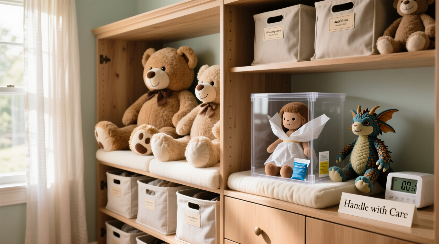 expert tips for storing large plush dolls safely to prevent damage