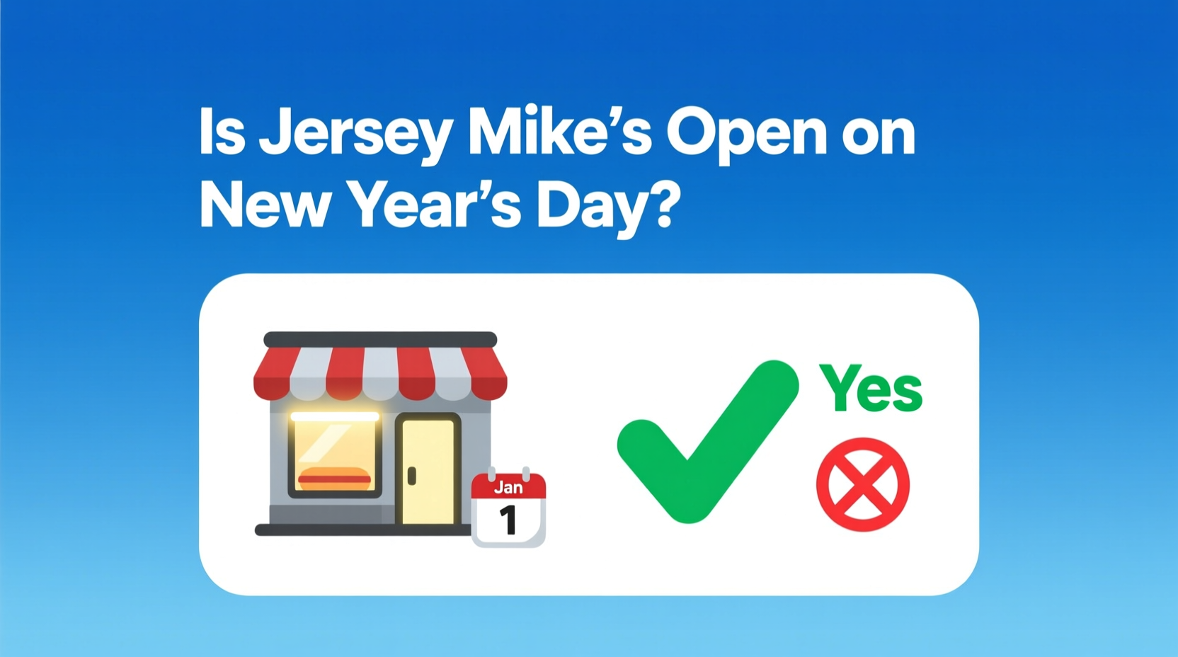 is jersey mikes open on new years day