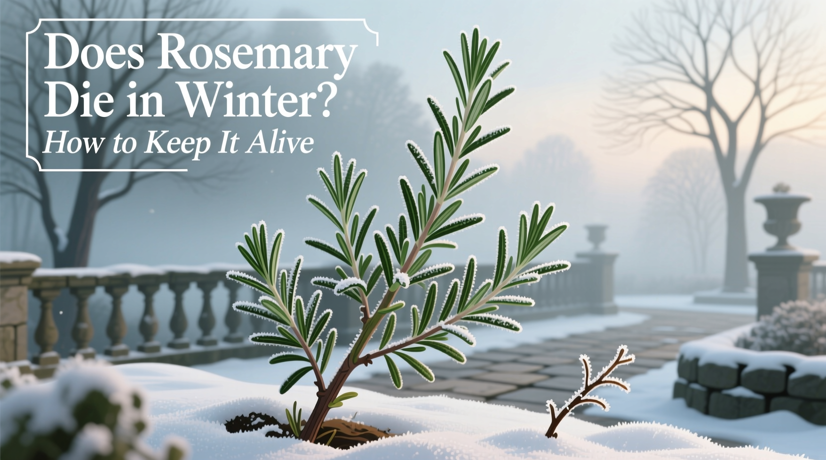 does rosemary die in winter