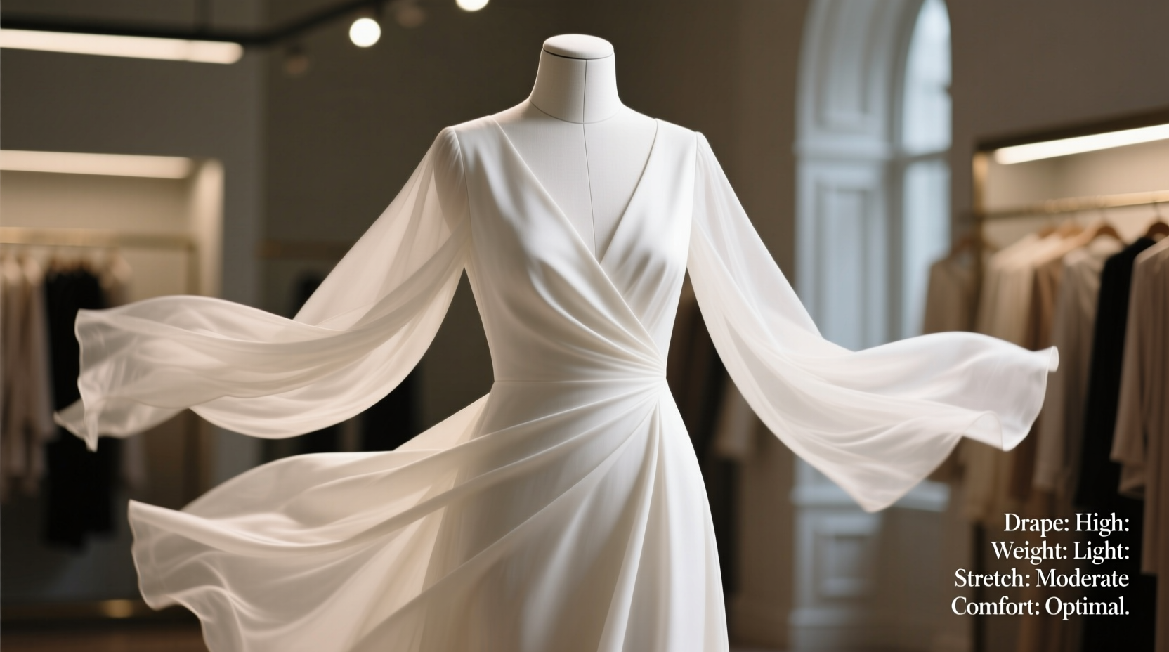 how to select the ideal fabric for a comfortable and flattering a line dress