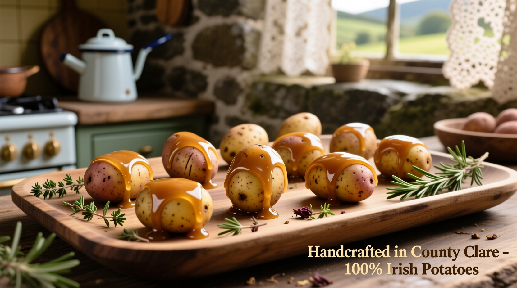 Homemade Irish potato candy pieces resembling small potatoes
