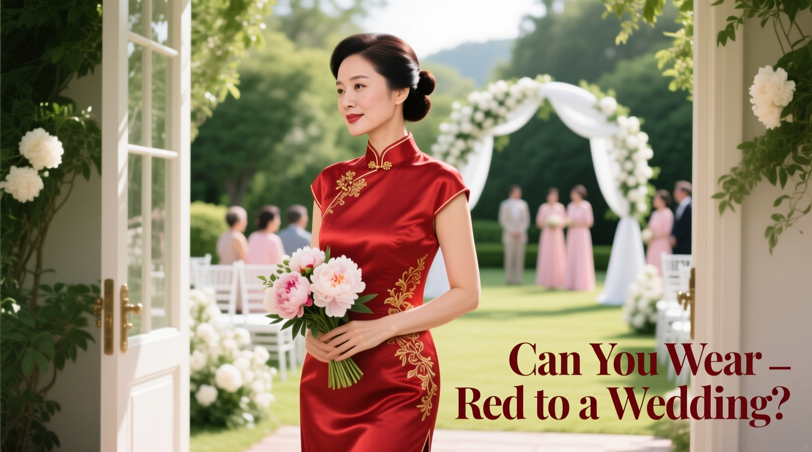 can you wear red to a wedding