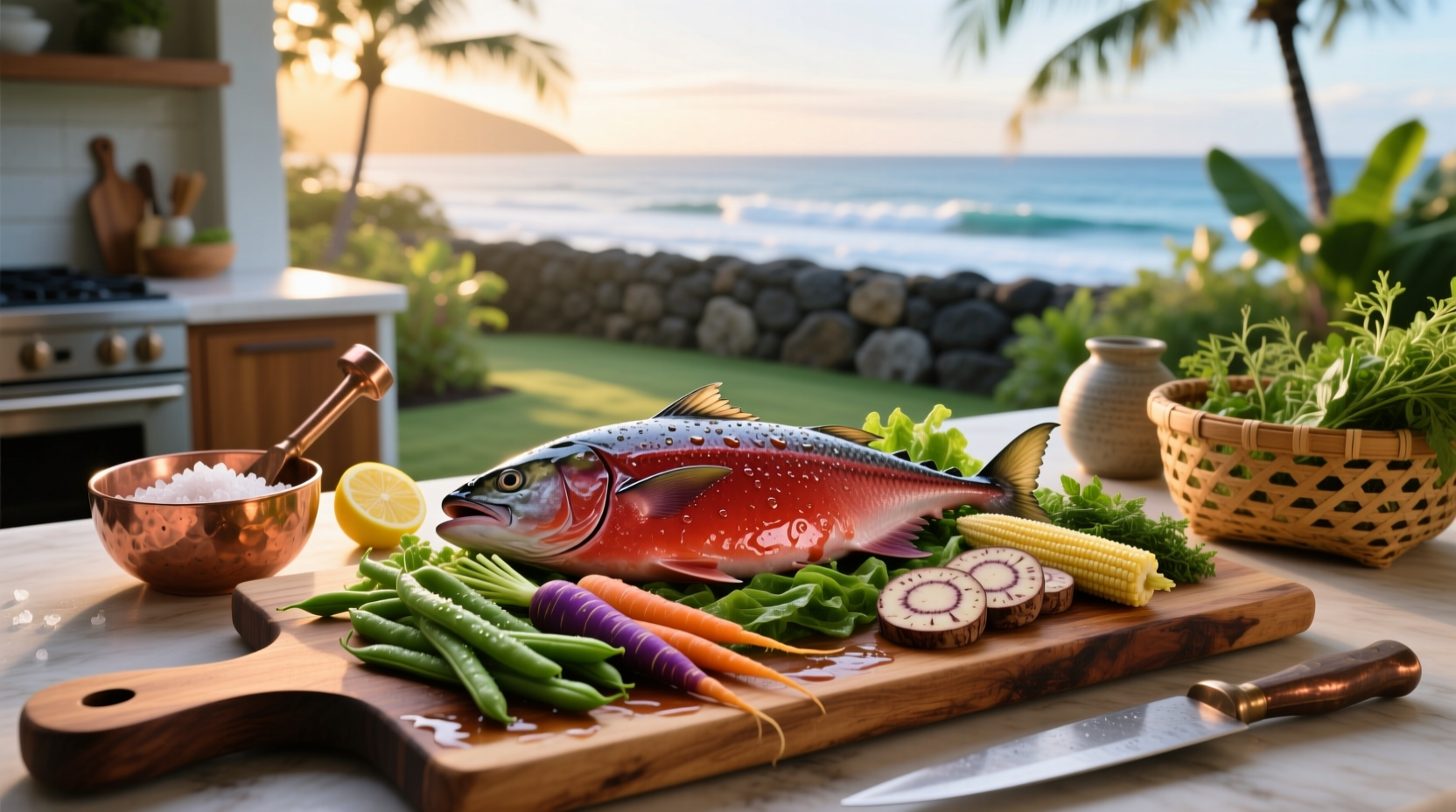 ahi and vegetable ala moana guide