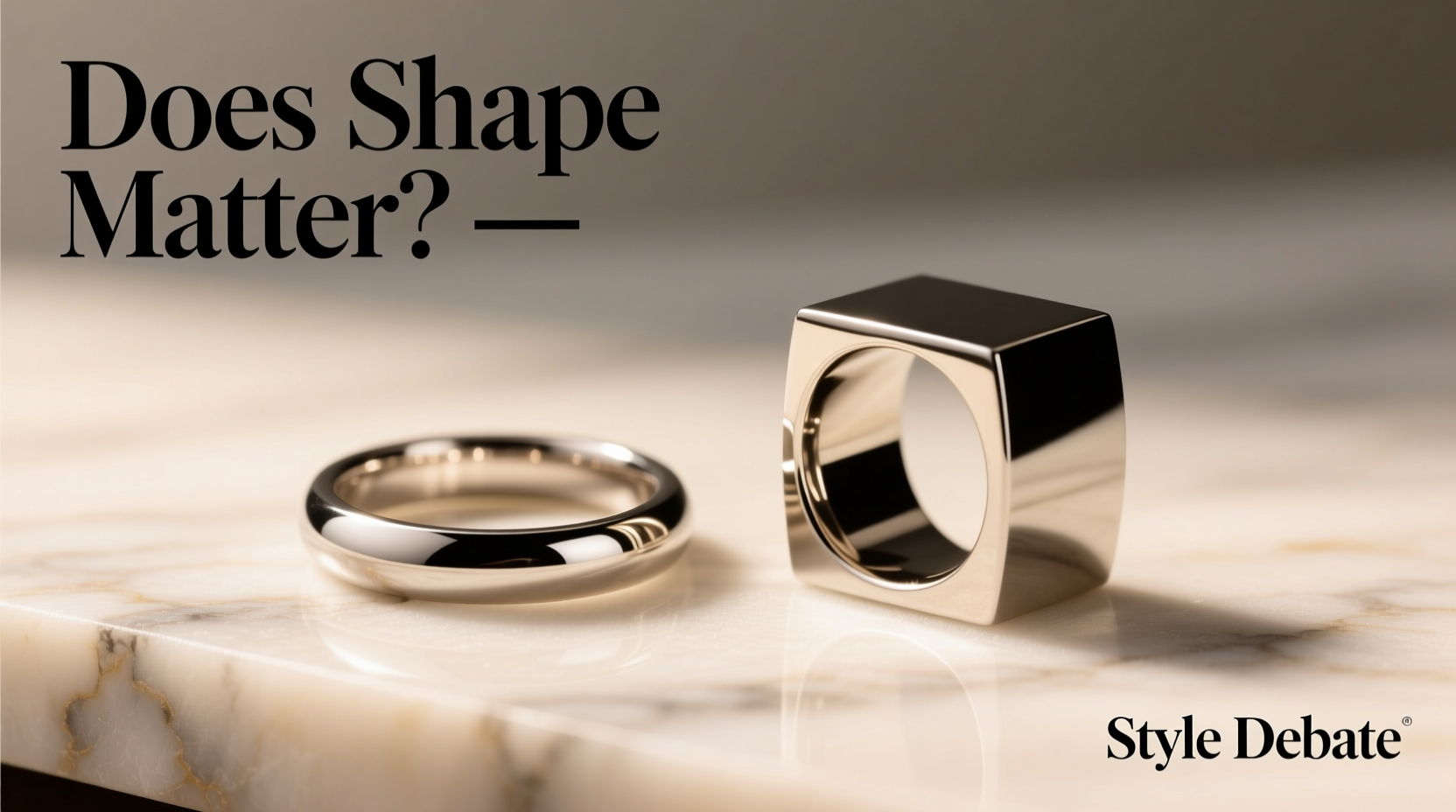 circular vs square statement rings does the shape really matter or is it just hype