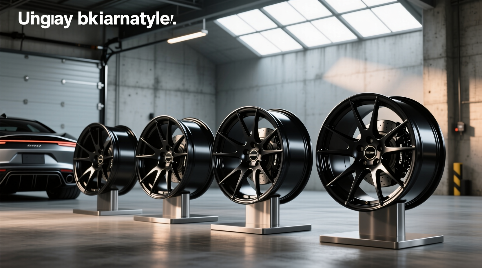 18 inch black rims set of 4 guide