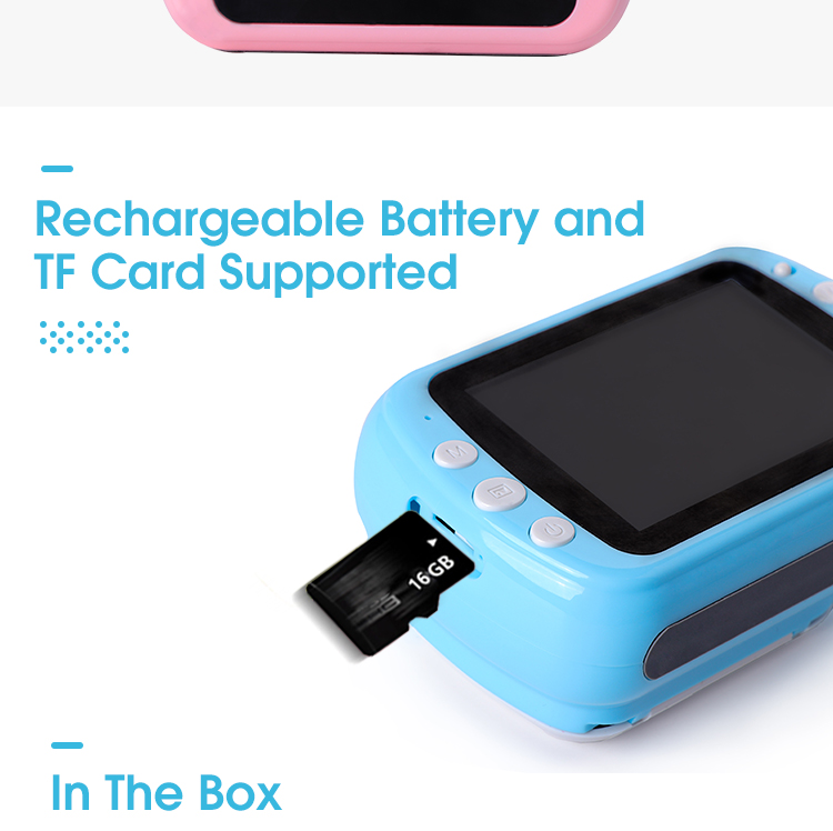 2020 Innovative STEAM Educational Photo Printing Video Shooting Low Price Camera for Girls & Boys
