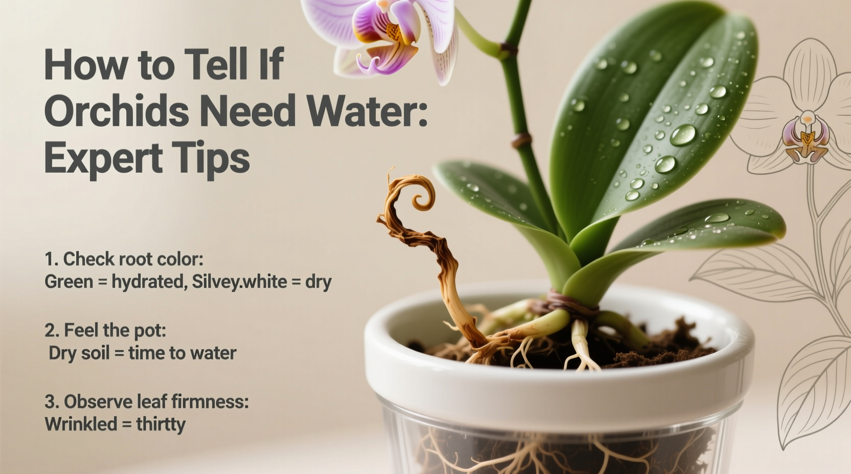 How to Tell If Orchids Need Water: Expert Tips