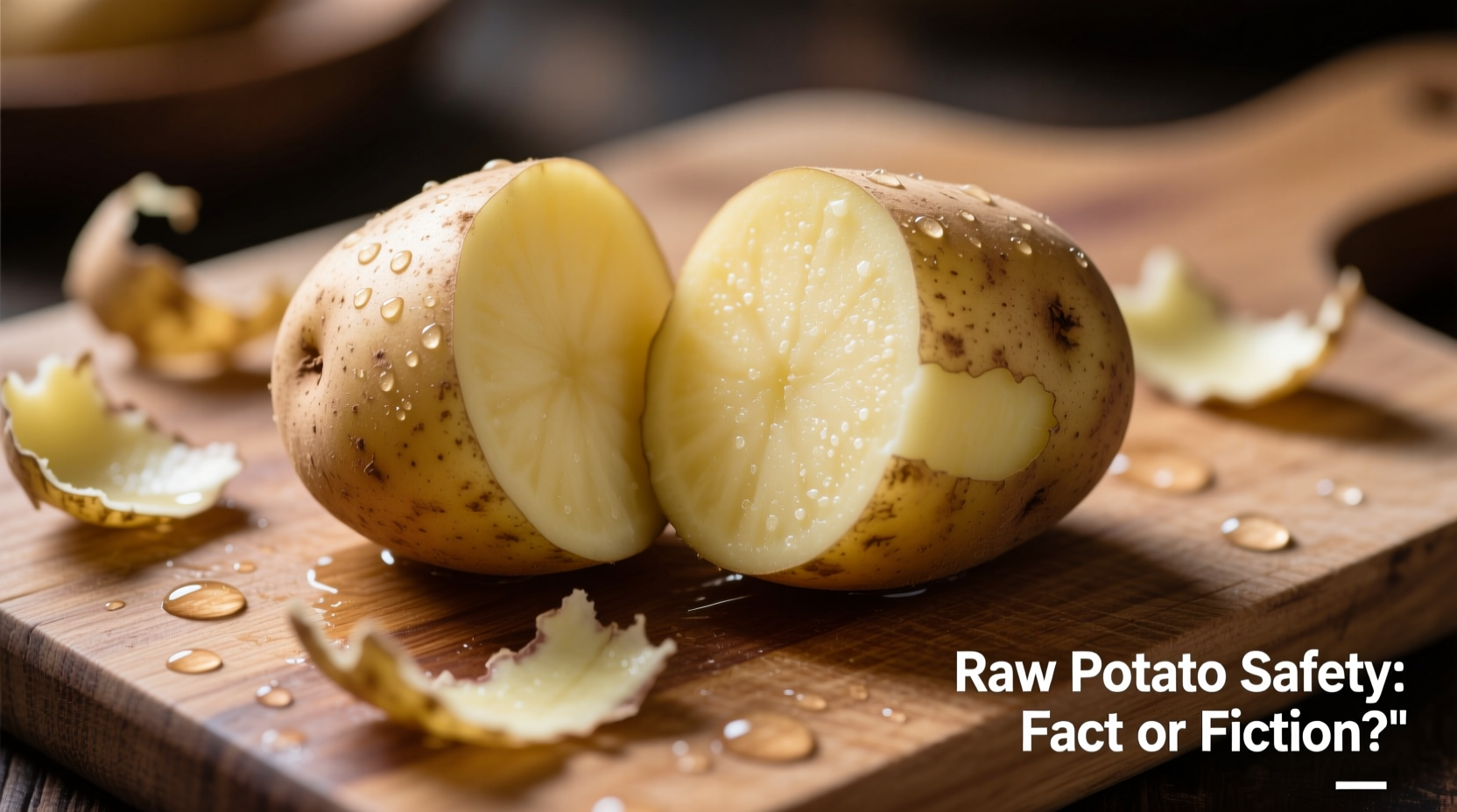 is raw potato safe to eat