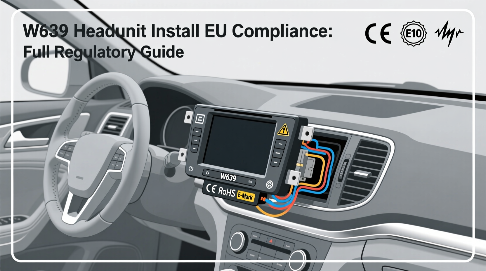 w639 headunit install eu compliance