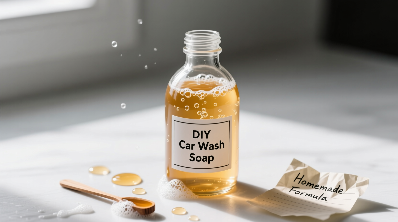 DIY Car Wash Soap: Safe Homemade Recipe & Usage Guide