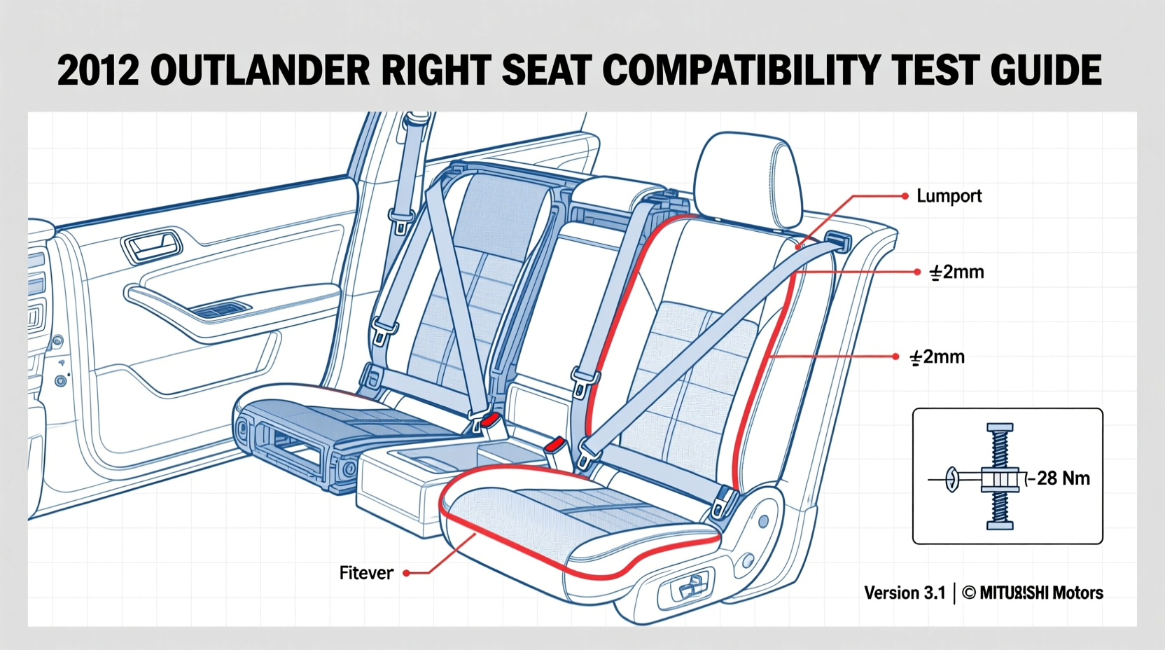 compatibility test outlander 2012 right seat