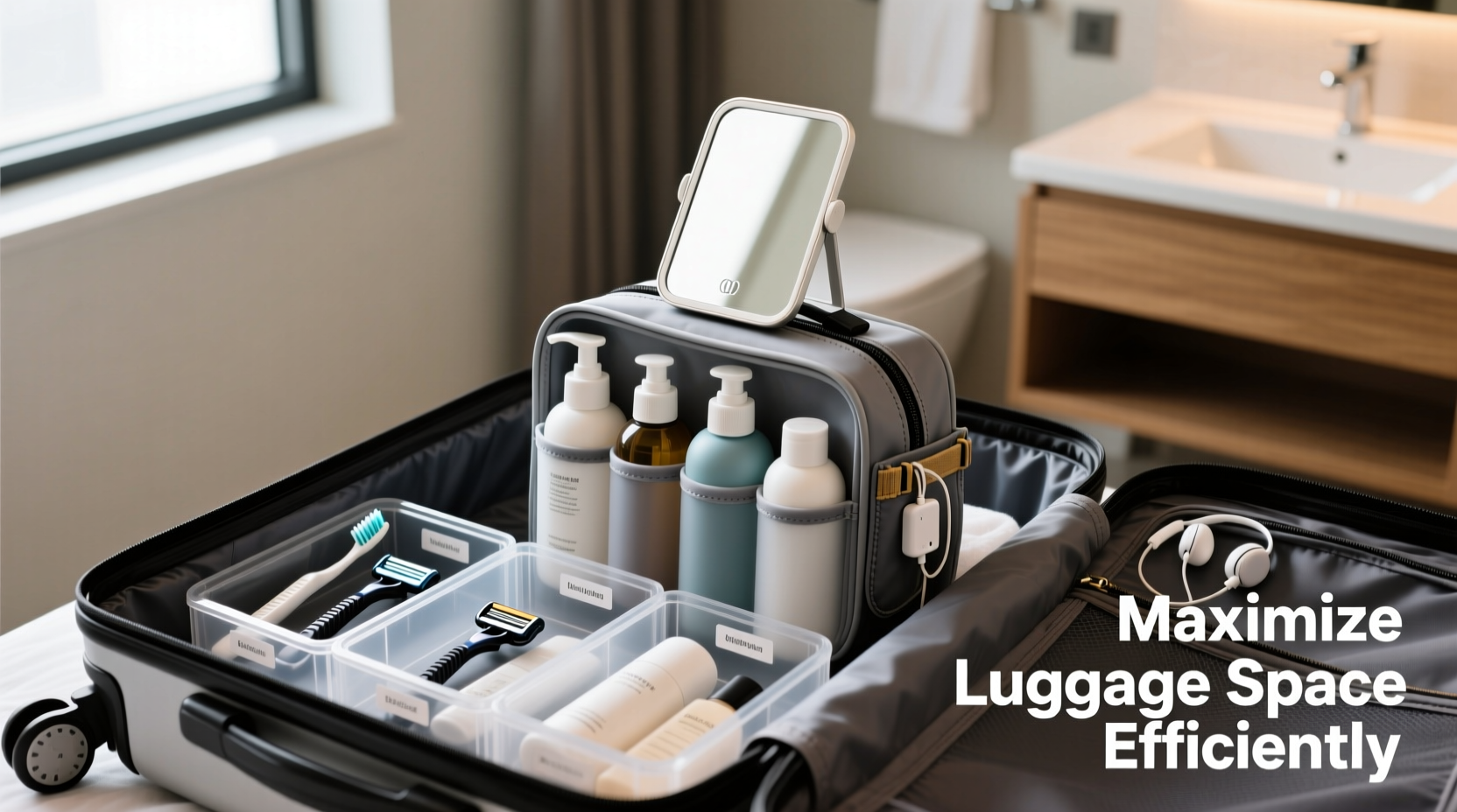 maximize luggage space efficiently smart strategies for using a toiletry bag