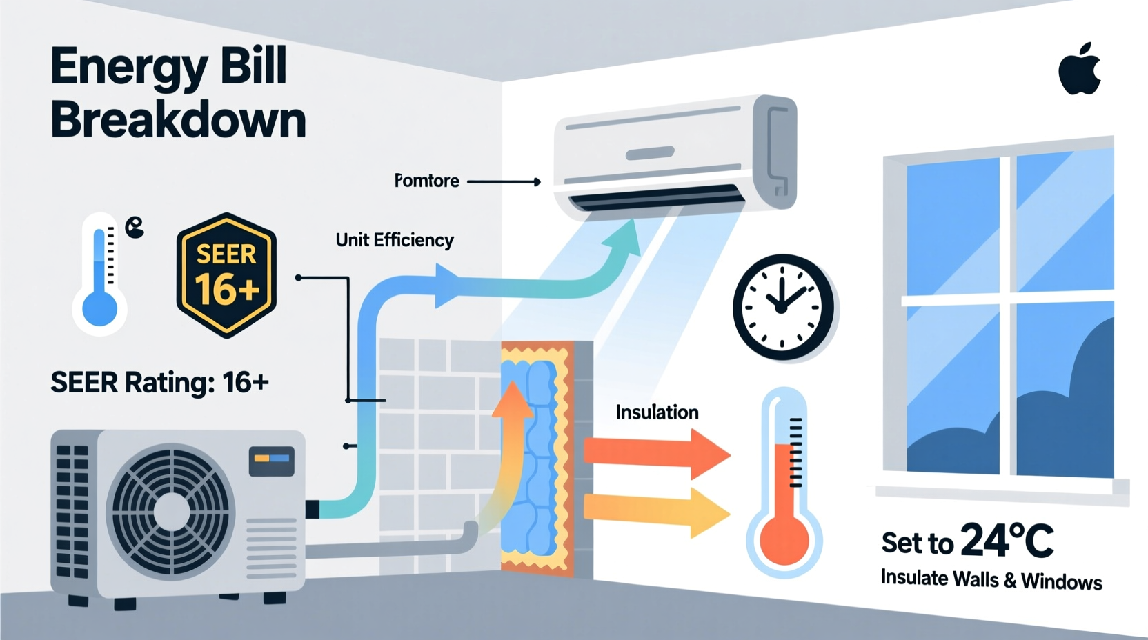 understanding air conditioner running costs factors that affect your energy bill and how to save