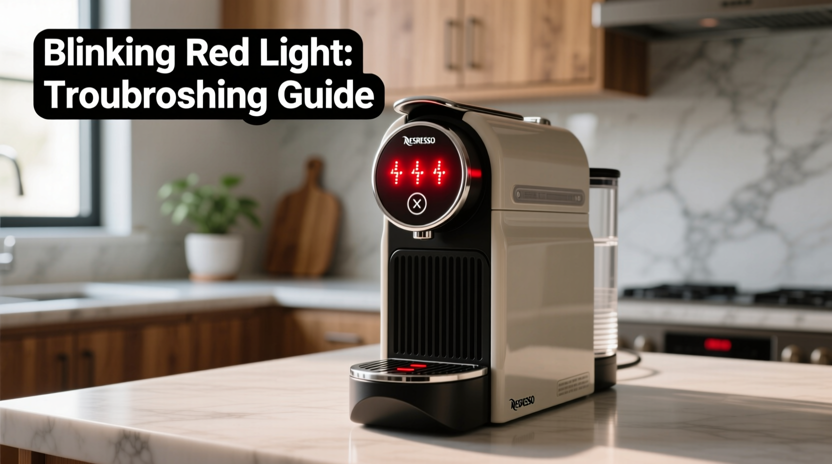 nespresso blinking red causes troubleshooting explained