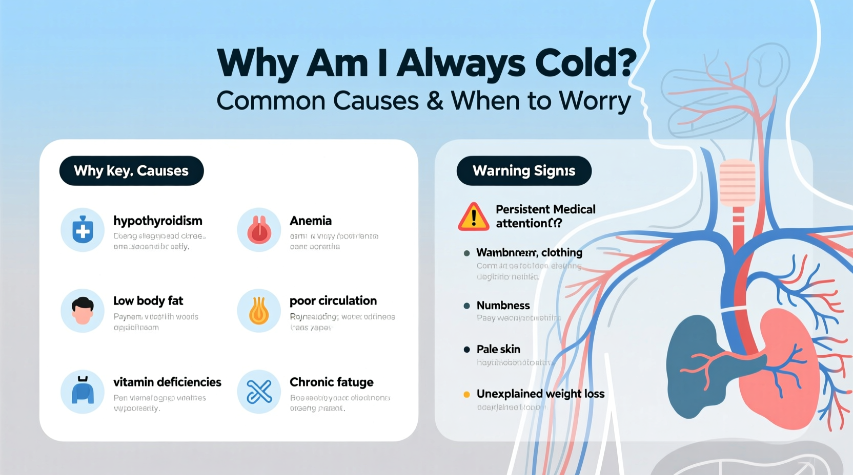 why am i always cold common causes when to worry 8