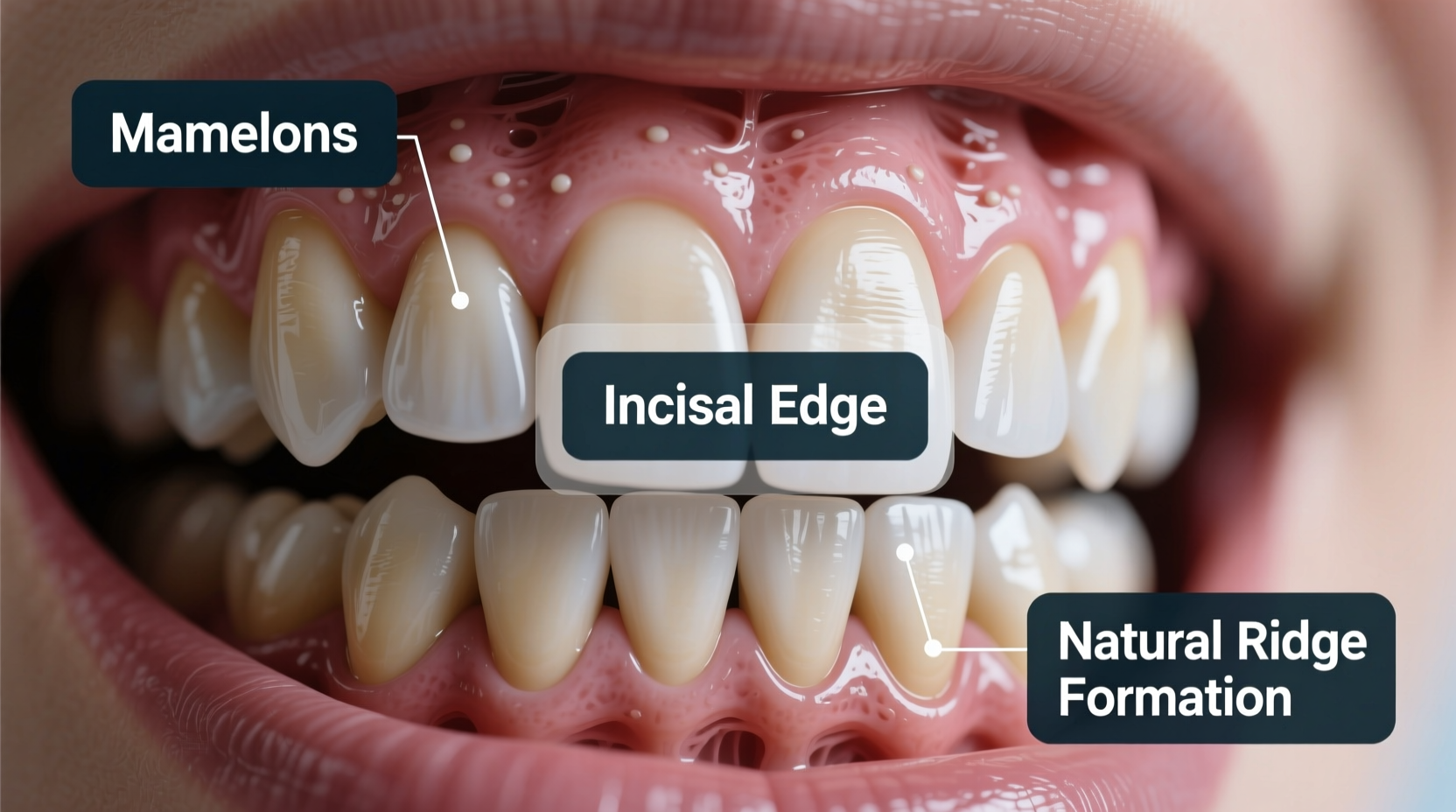 why do my front teeth have ridges understanding mamelons