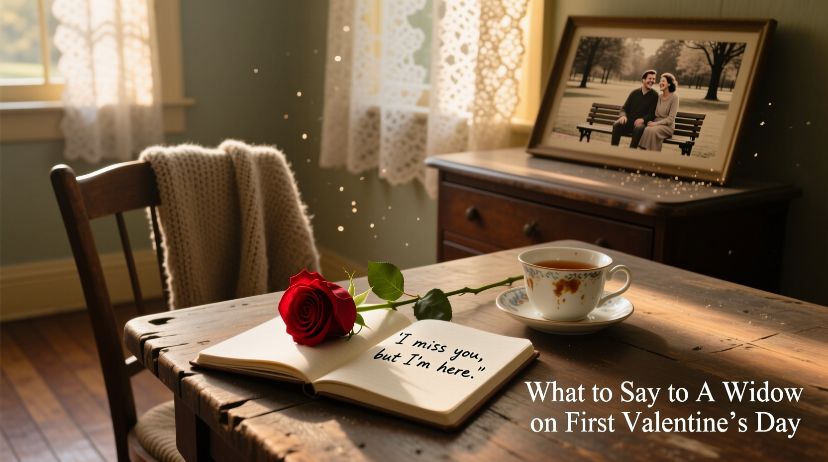 what to say to widow on first valentines day