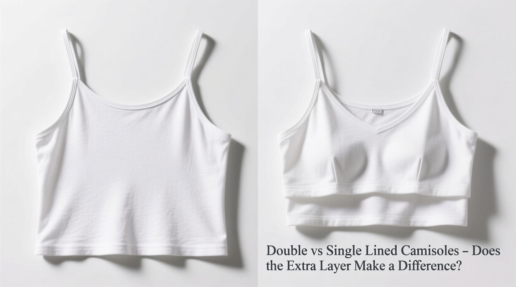 double vs single lined camisoles does the extra layer really make a difference