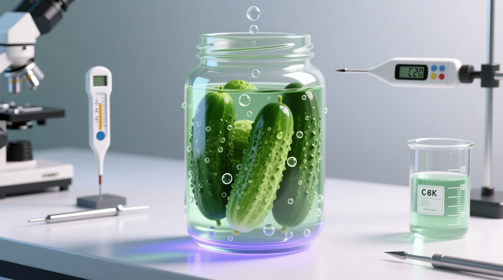 preserving pickle cucumber science acidity