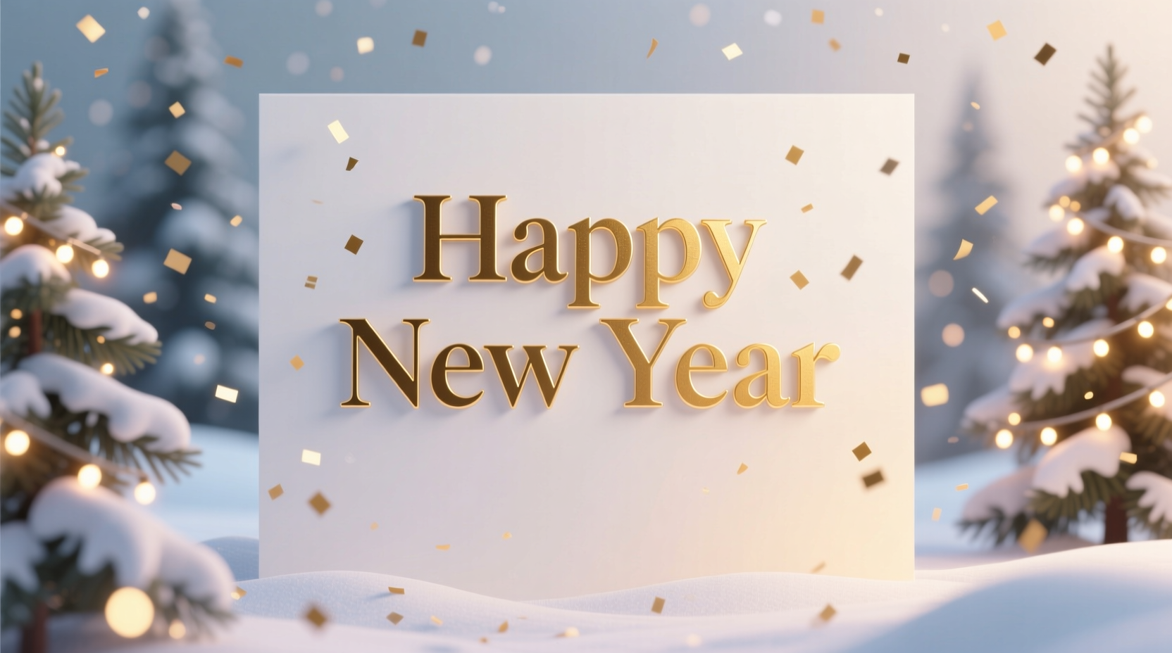 does happy new year need capital letters