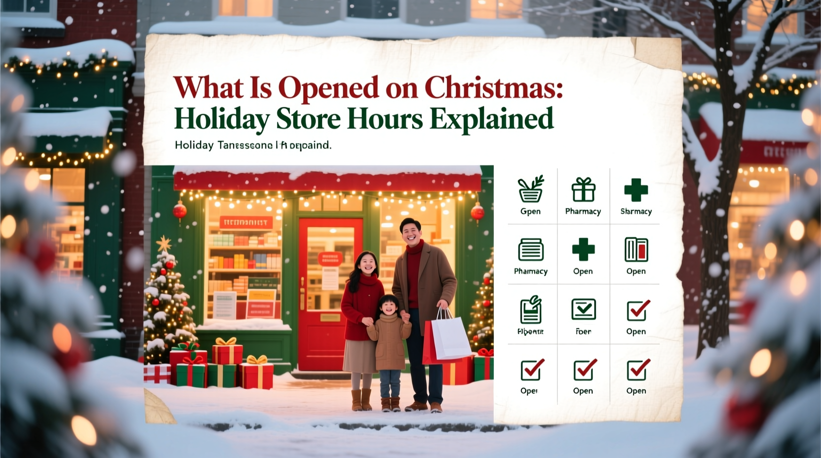 what is opened on christmas