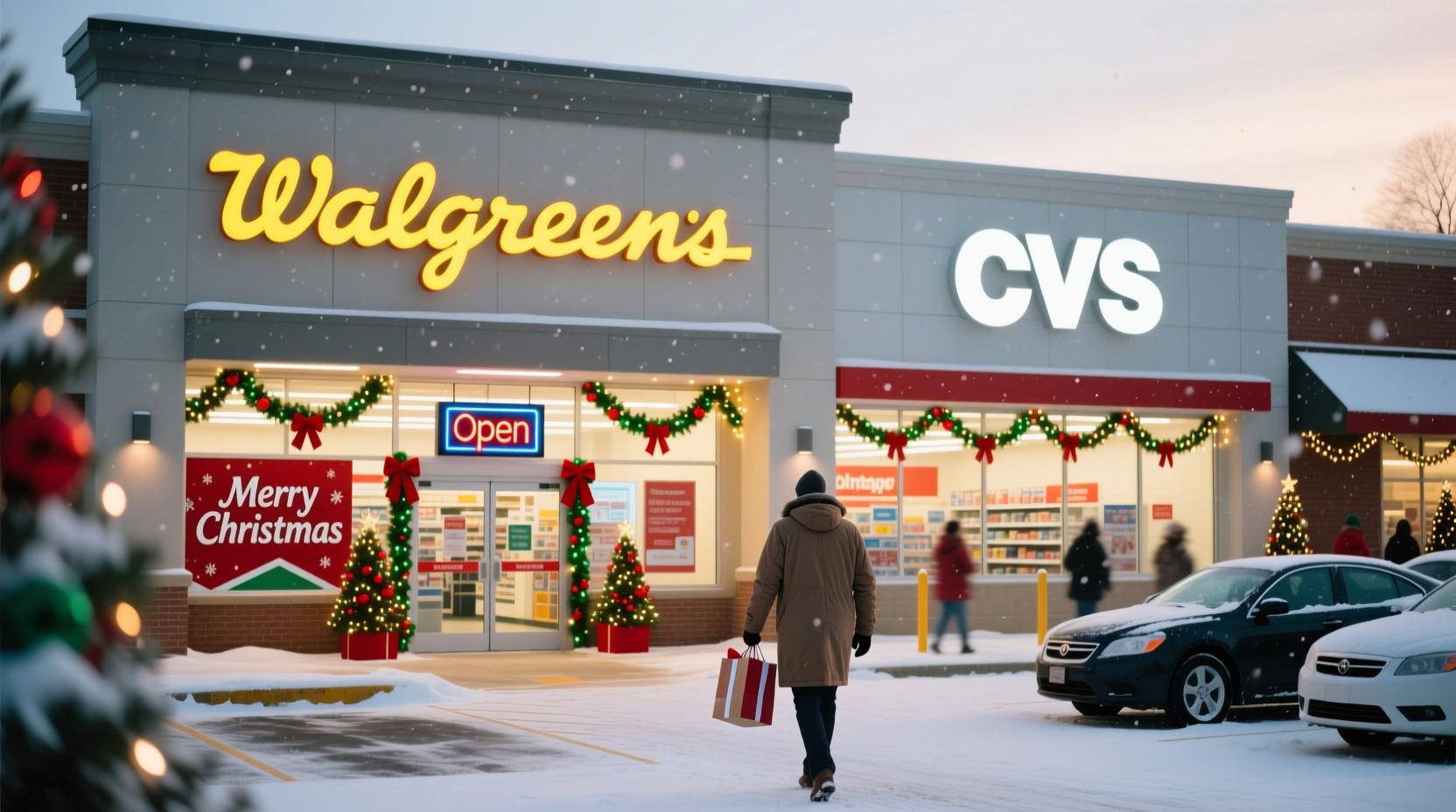 is walgreens or cvs open on christmas day