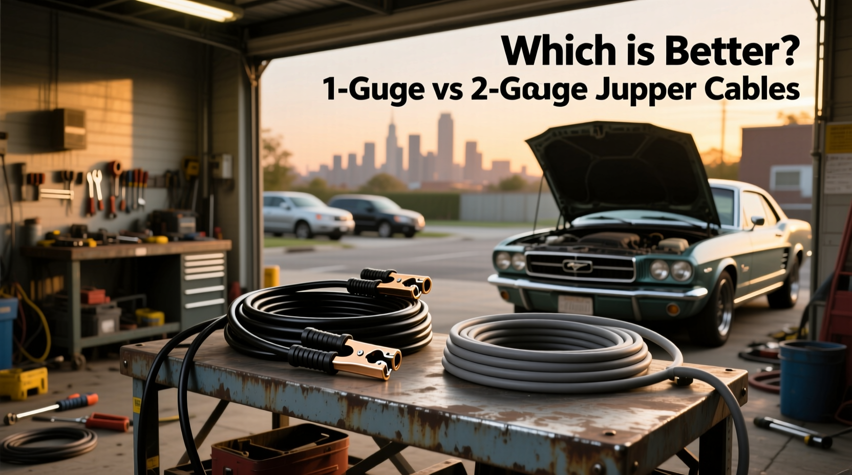 1 gauge vs 2 gauge which heavy duty jumper cables 