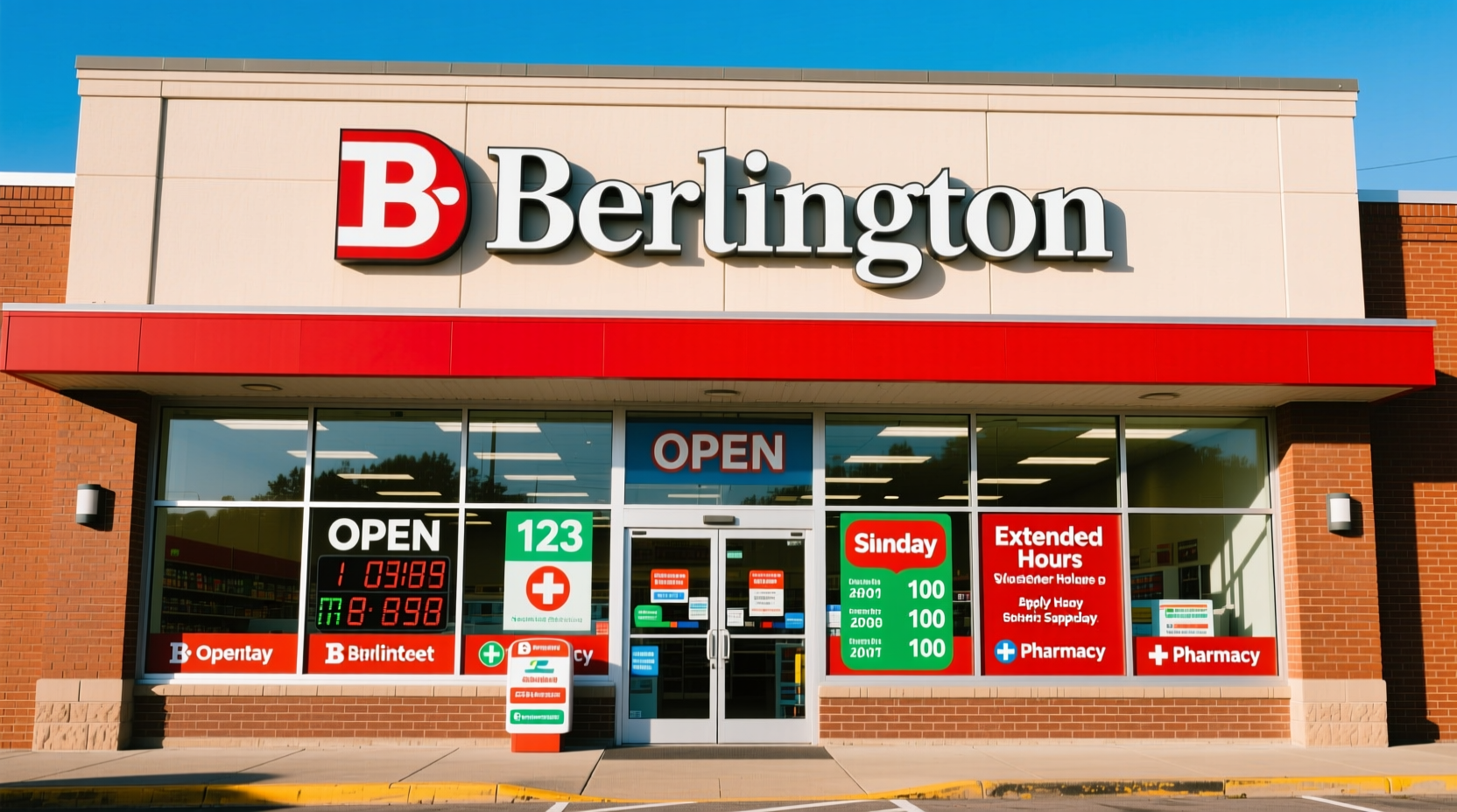 is burlington open on sunday