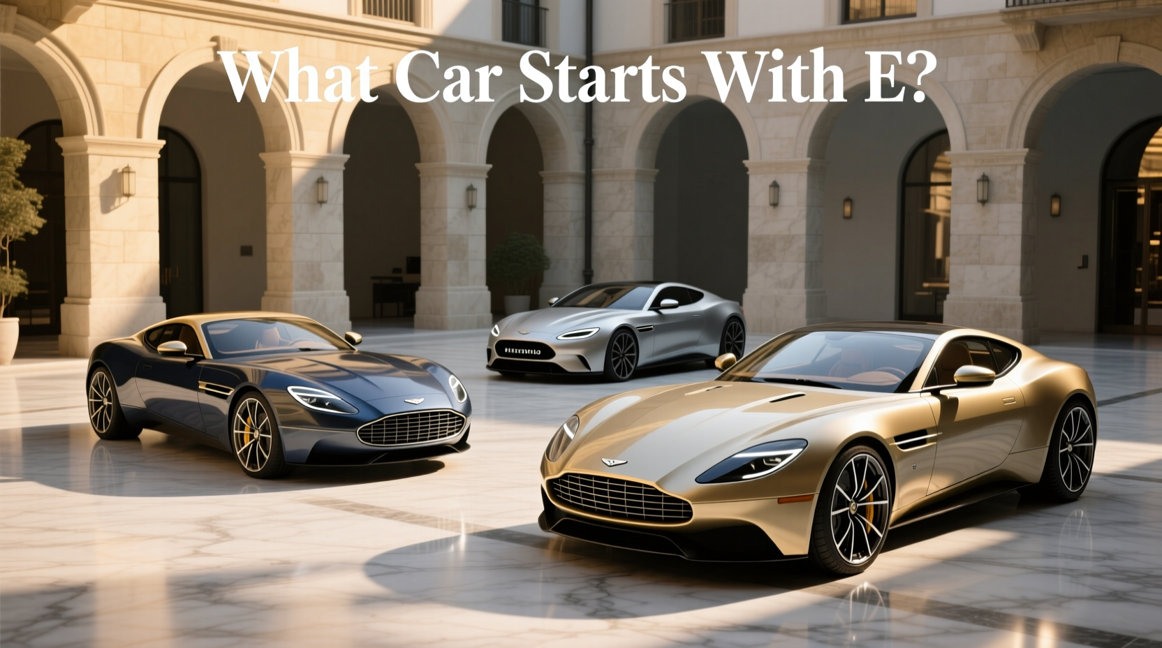Luxury Cars That Start with E – What to Look For Guide