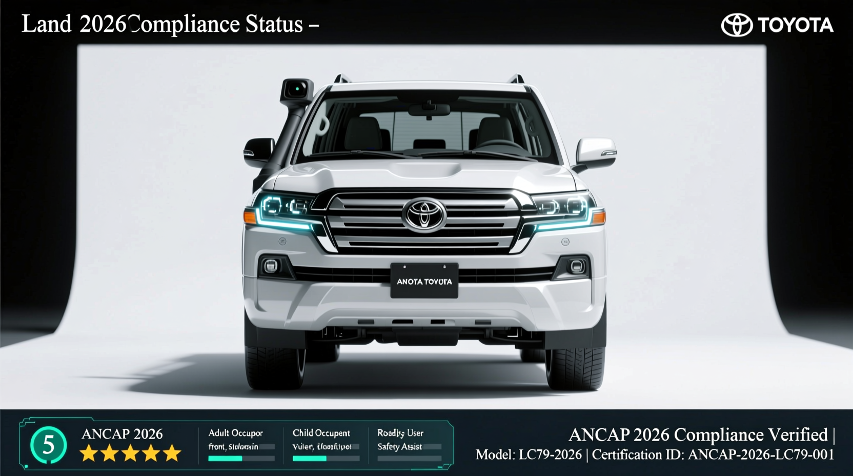 Toyota Land Cruiser 79 Series ANCAP 2026 Compliance Status