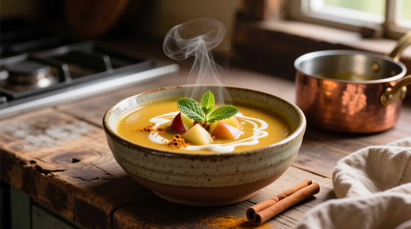 curried apple soup