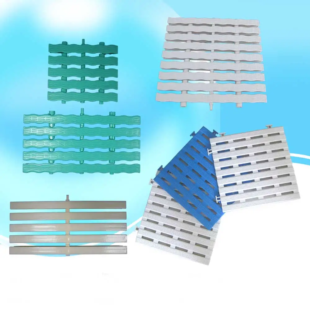 swimming pool wavy style grating plastic pool gutter grating swimmer pool grate