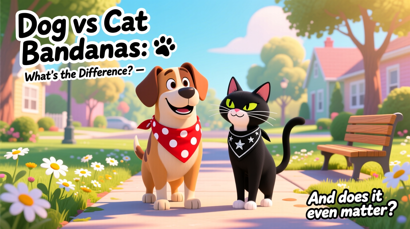 dog vs cat bandanas whats the difference and does it even matter