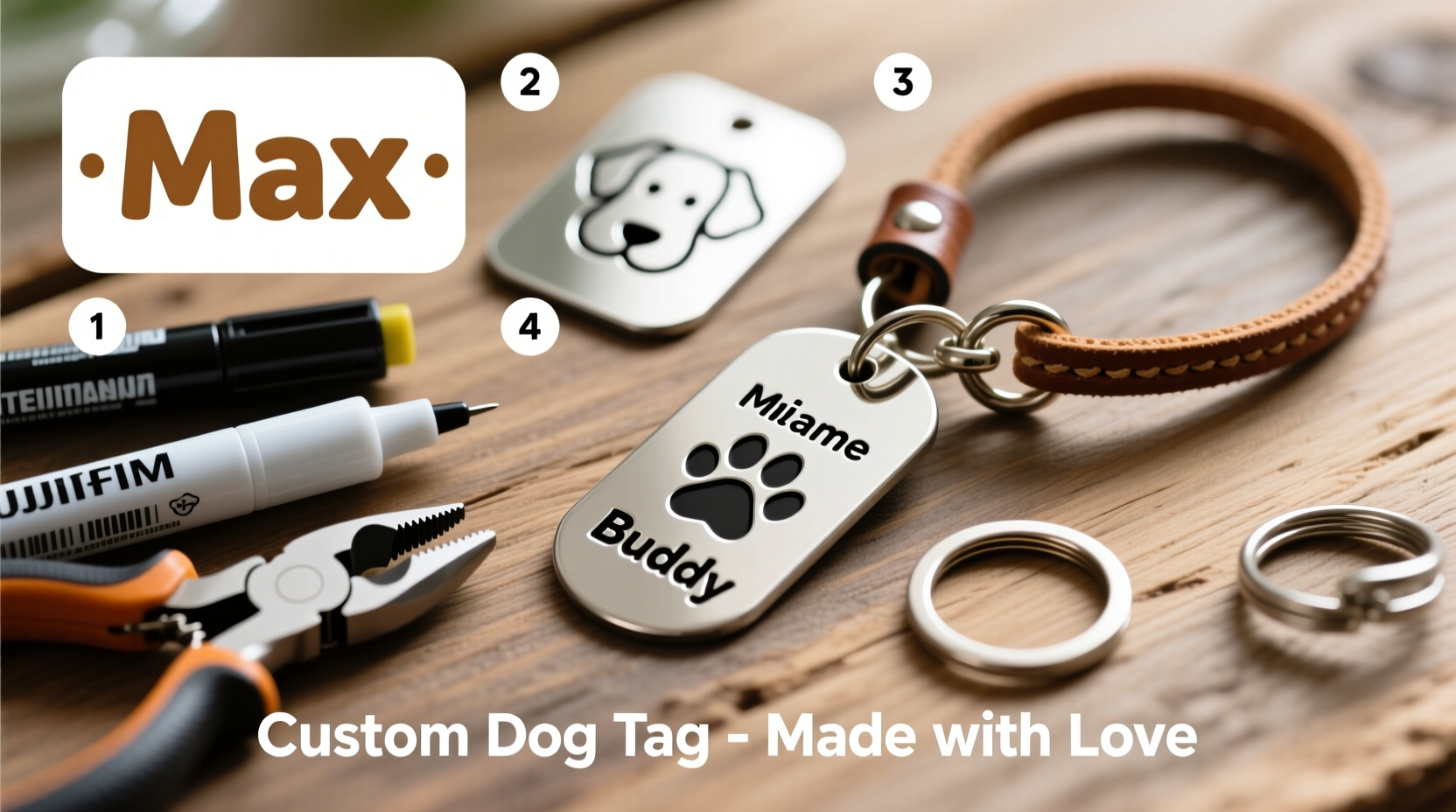 creative step by step guide how to make cool dog tags at home easily