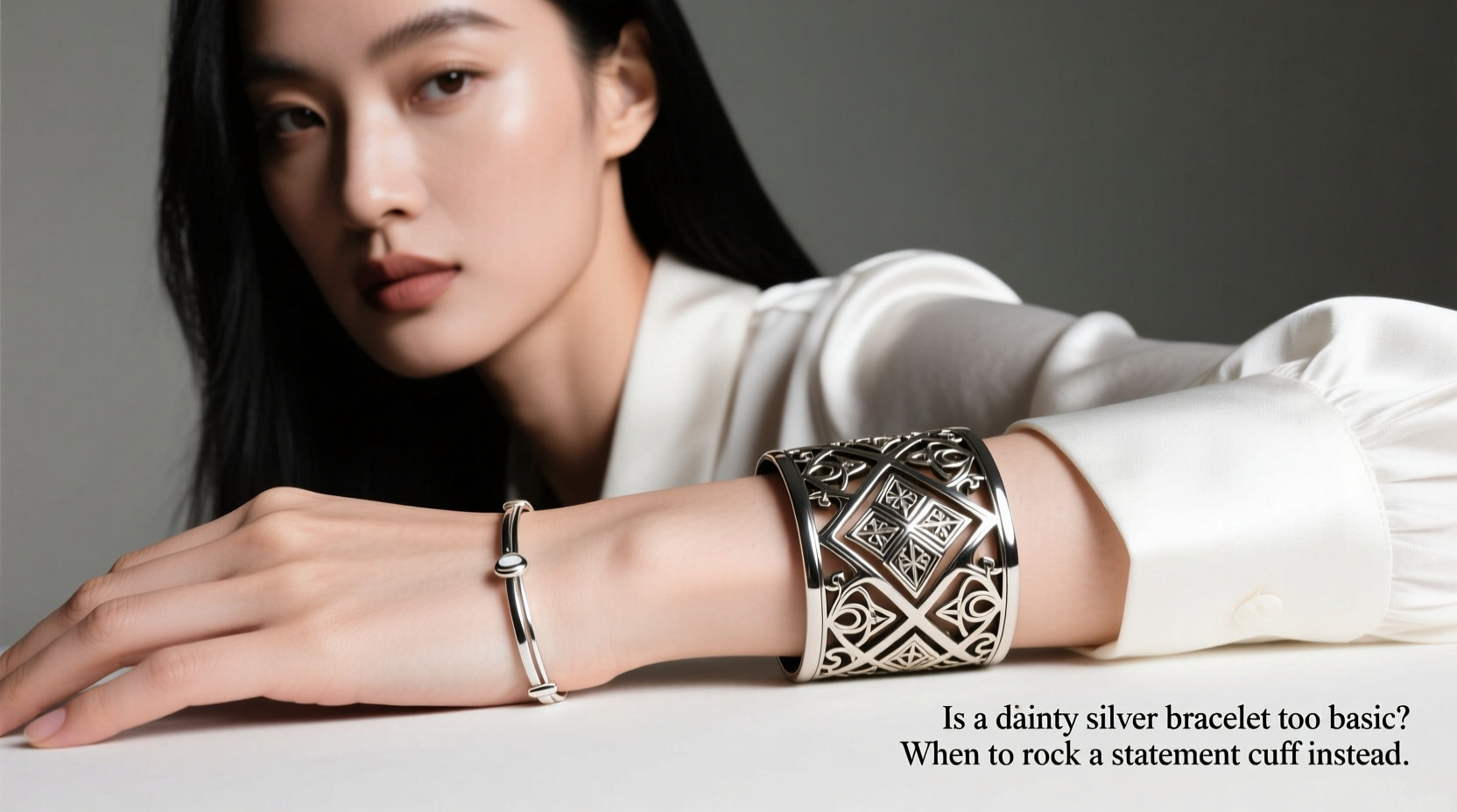 is a dainty silver bracelet too basic when should you rock a statement cuff bracelet instead 2