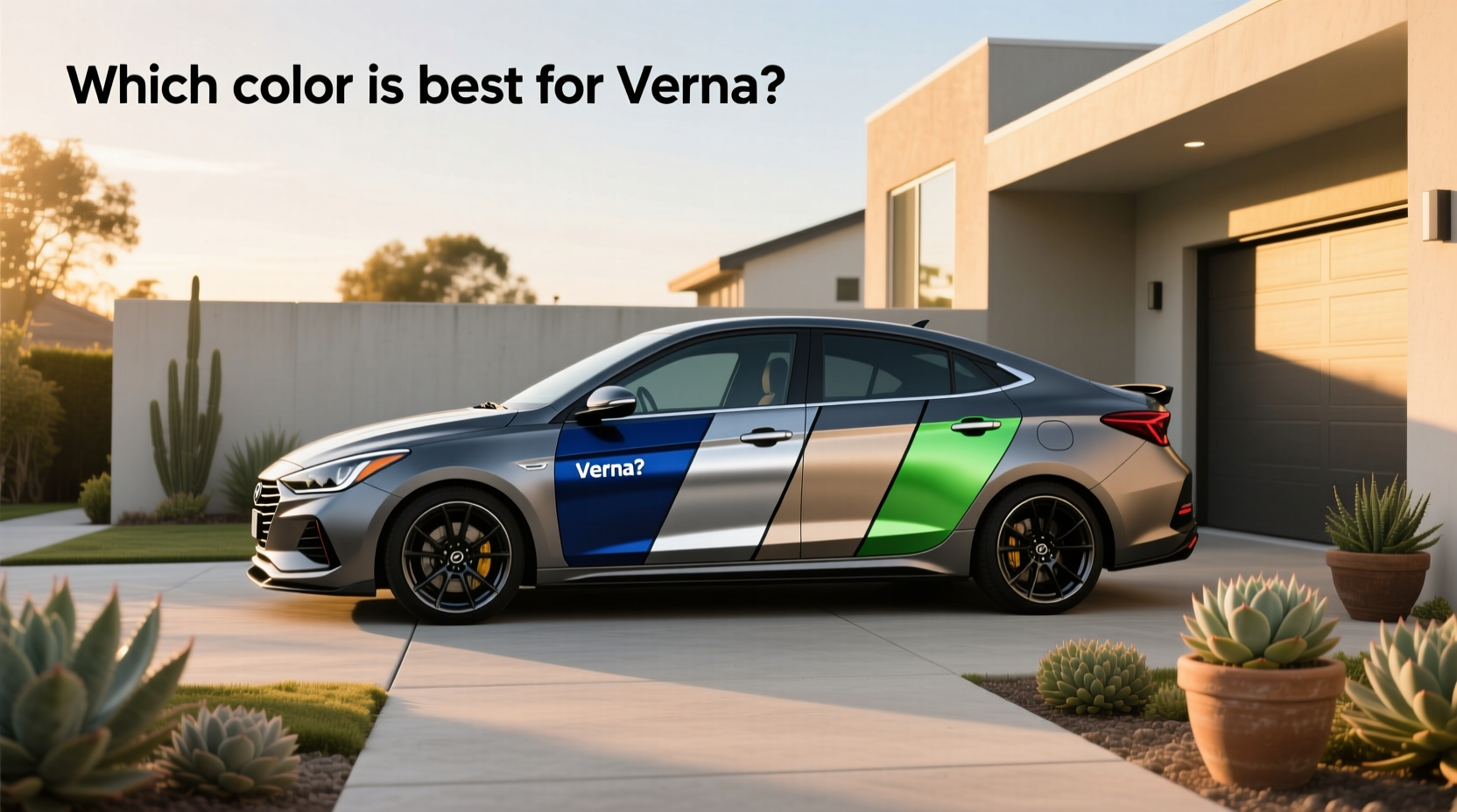 How to Choose Hyundai Verna Sticker, Which Color Is Best for Verna?