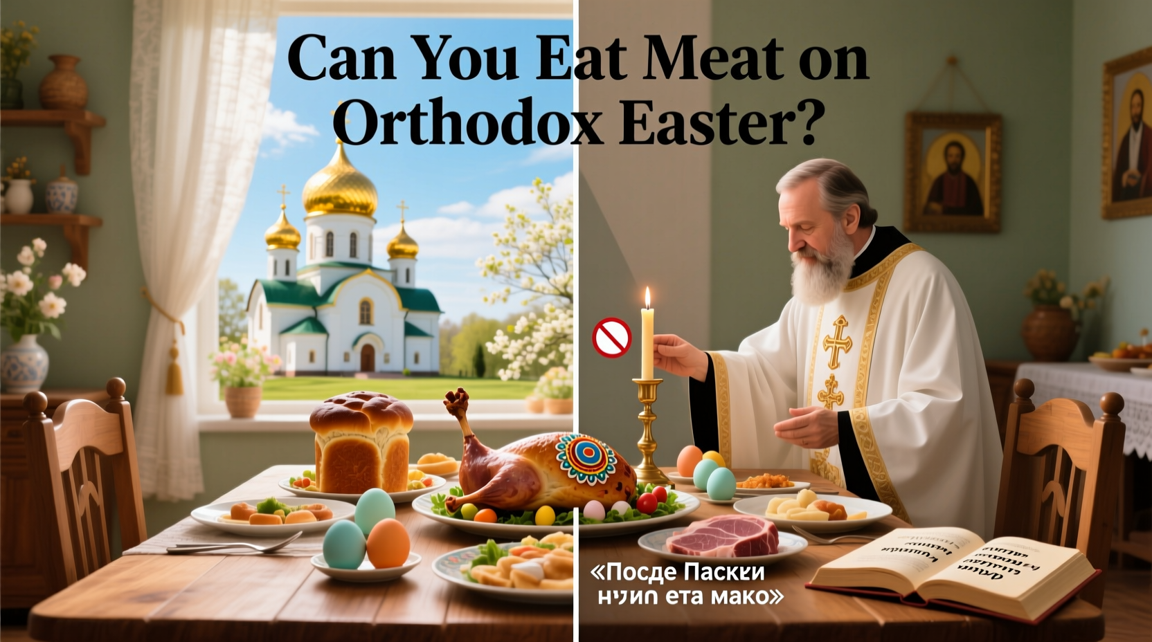 can you eat meat on easter orthodox