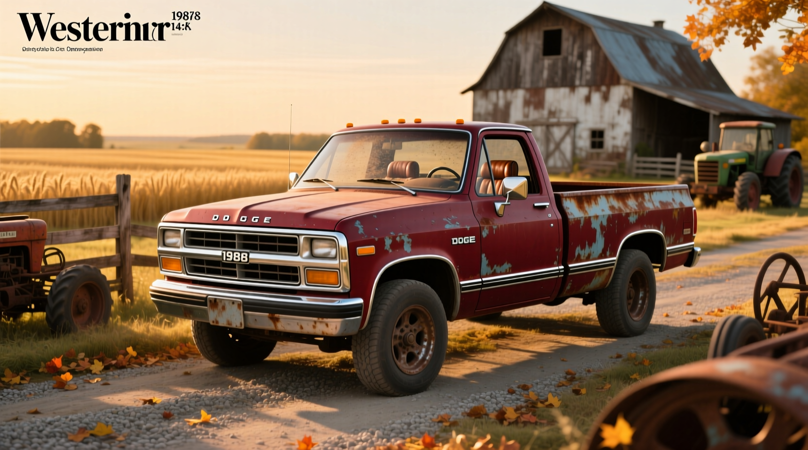 1988 Dodge pickup truck similar to 1987 model