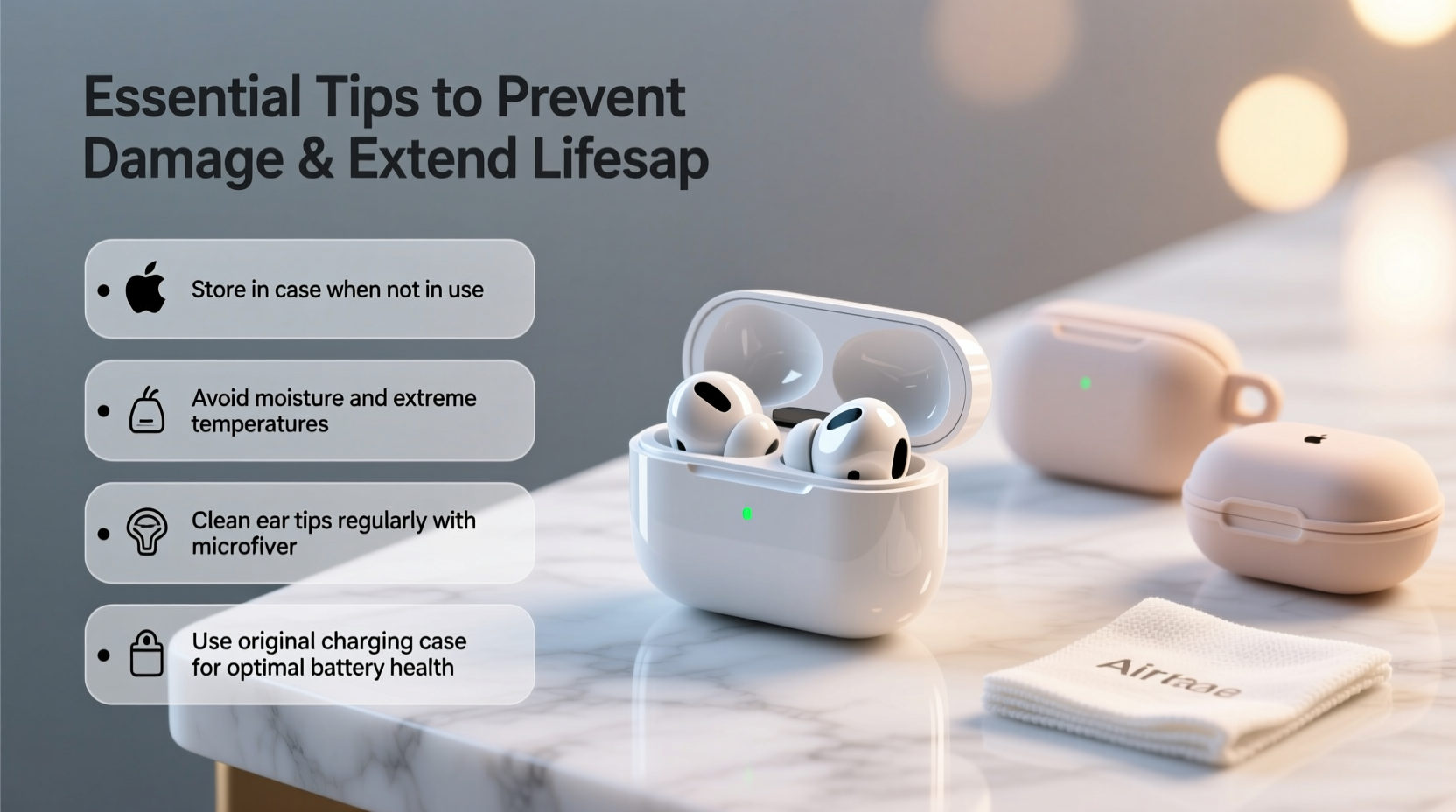 essential tips to prevent damage and extend the life of your apple airpods