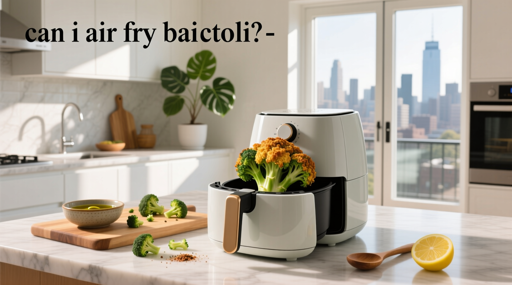 air fry broccoli crispy healthy in minutes