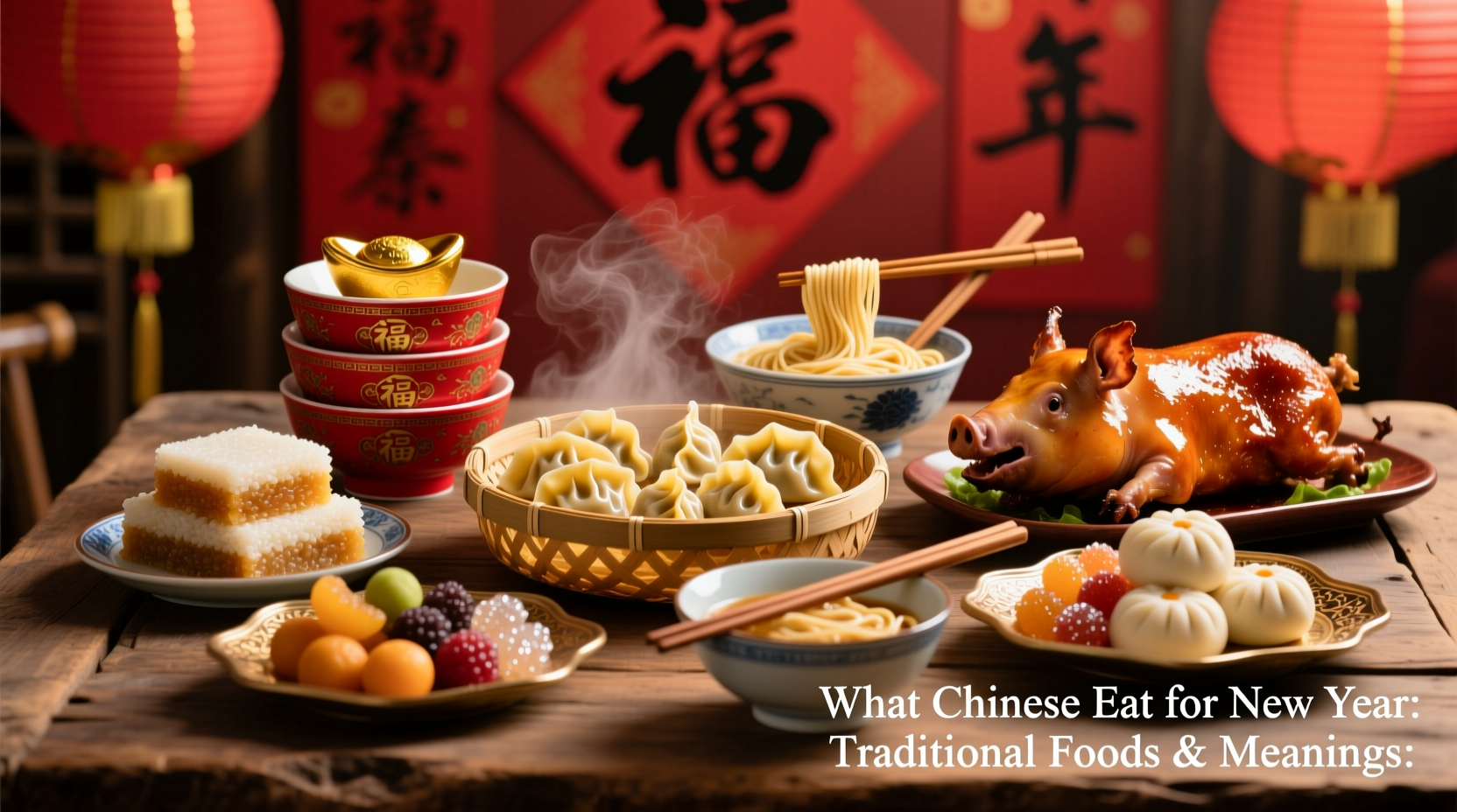 what chinese eat for new year