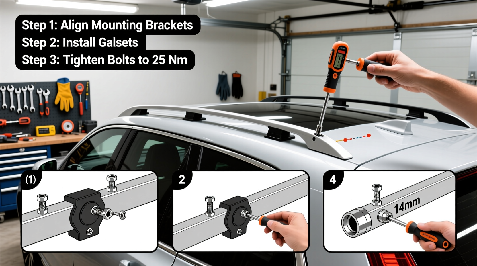 xc90 roof rails installation