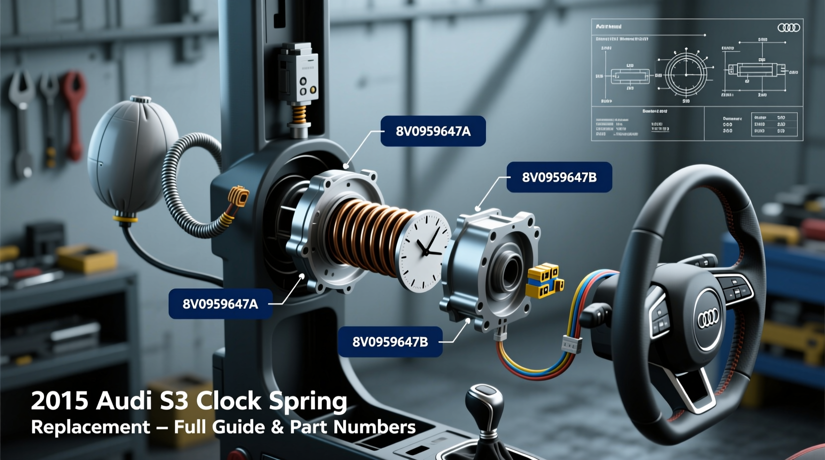 2015 s3 clock spring replacement