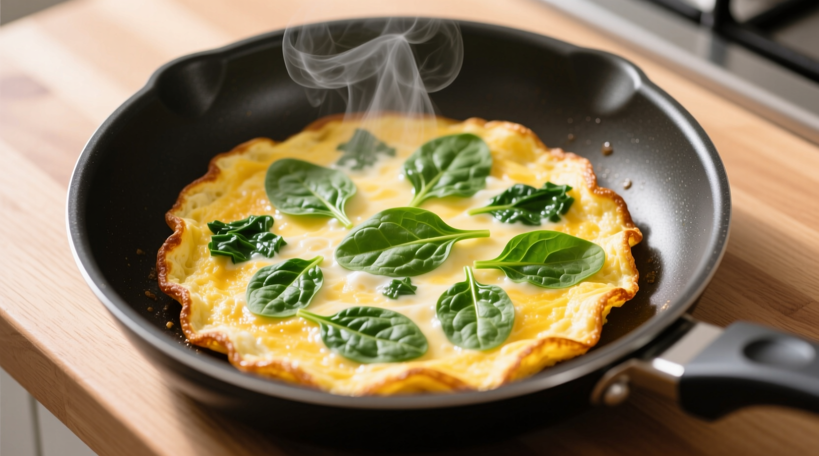 Perfect Spinach Omelette: Fluffy, Flavorful & Foolproof