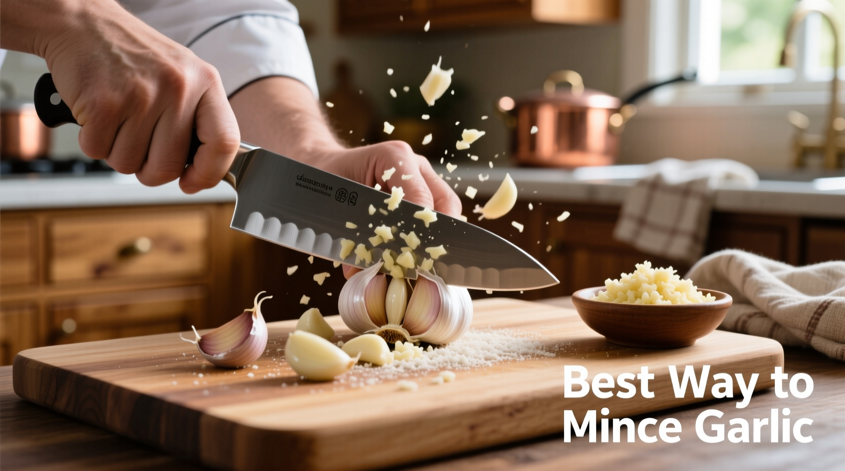 best way to mince garlic