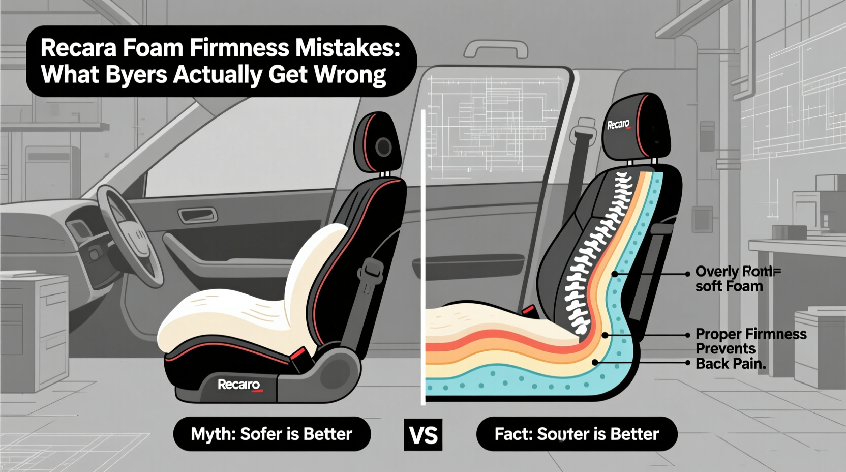 Recaro Foam Firmness Mistakes: What Buyers Actually Get Wrong