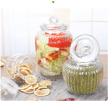 Glass Mason Jar Fruit Canning Jar with Lid Wide Mouth canning glass jars